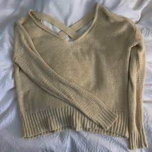 Cream X-back Urban Outfitters Sweater